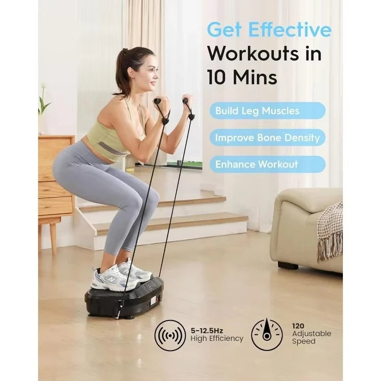 Popular- 4D & Oscillation Two Types Vibration Platform,Unique features, Whole Body Workout Vibration