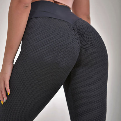 Plaid Leggings Fitness Yoga Pants Women's