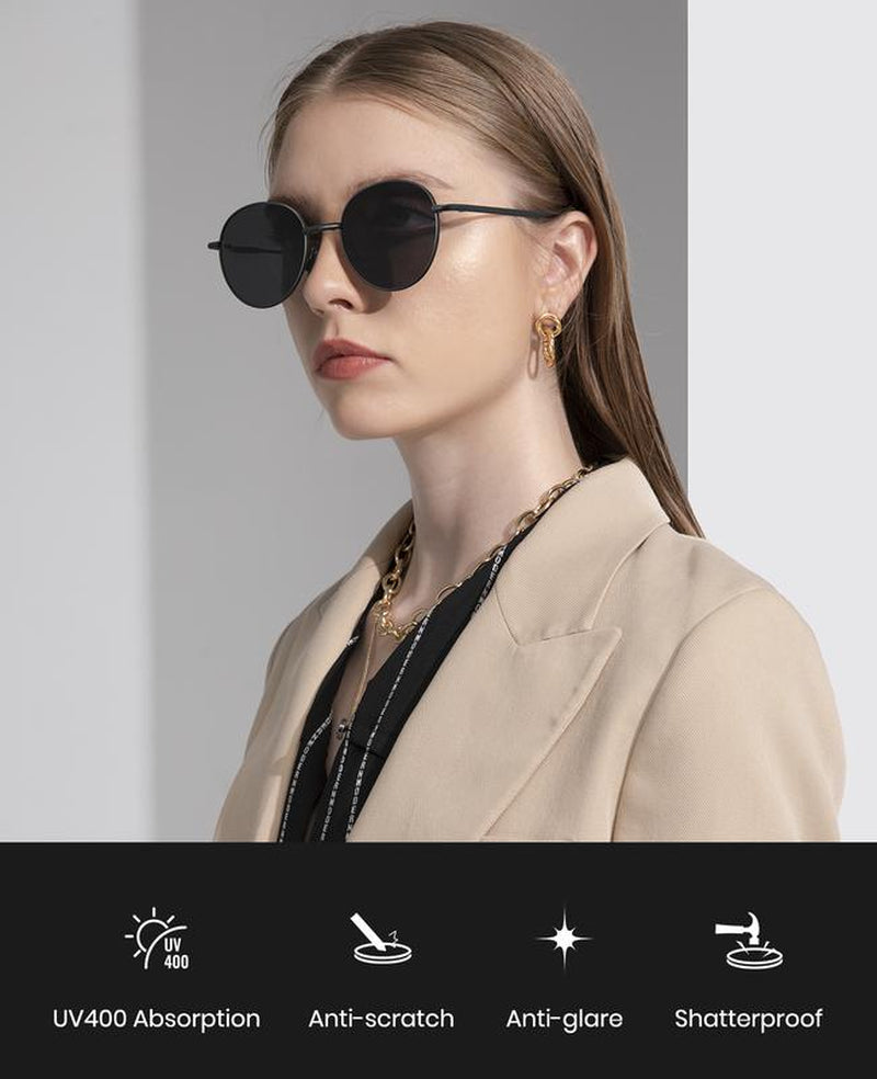 Outdoor Polarized Folding Sunglasses for Men and Women - Ultra-Light, Stylish Cat Eye Design with Polarized Lenses - Perfect for Sun Protection and Outdoor Activities!