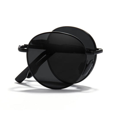 Outdoor Polarized Folding Sunglasses for Men and Women - Ultra-Light, Stylish Cat Eye Design with Polarized Lenses - Perfect for Sun Protection and Outdoor Activities!