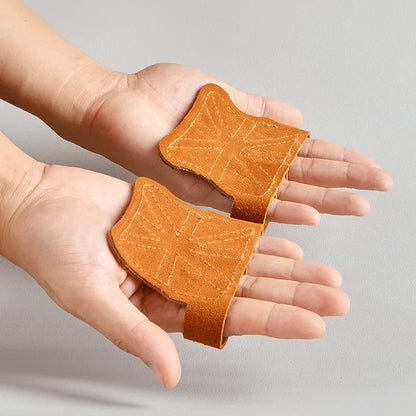Leather Weight Lifting Training Gloves Palm Protection Women and Men