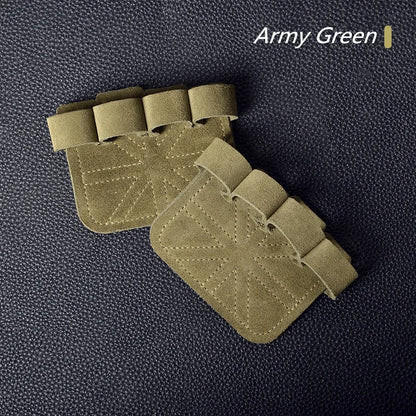 Leather Weight Lifting Training Gloves Palm Protection Women and Men