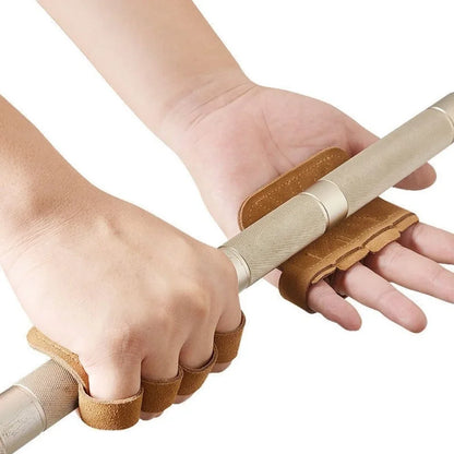 Leather Weight Lifting Training Gloves Palm Protection Women and Men