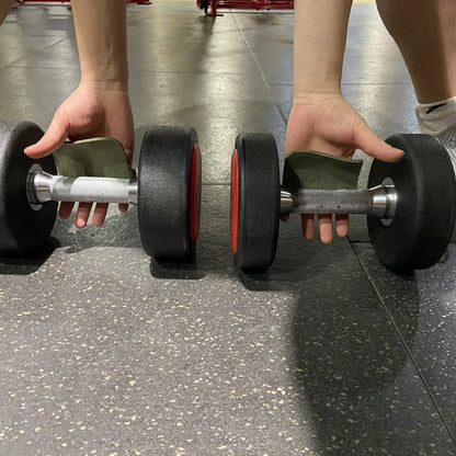 Leather Weight Lifting Training Gloves Palm Protection Women and Men