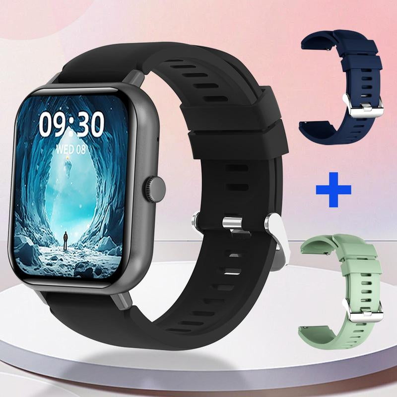 1.83" Touch Screen Smart Watch, Digital Fitness Watches with Call Function & 100+ Sports Modes, Multifunctional Electronic Fitness Watch, Smartwatch Watch, Wearable, Waterproof Smartwatch, Custom Wristwatch