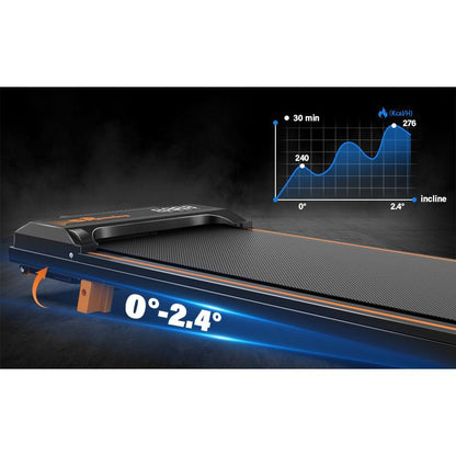 Treadmill With Remote Control, Easy-to-move Wheels, Display Screen, Three-level Incline, Suitable For Indoor Exercise And Aerobic Exercise