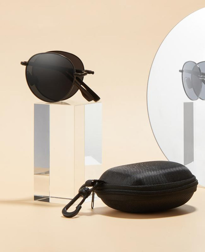 Outdoor Polarized Folding Sunglasses for Men and Women - Ultra-Light, Stylish Cat Eye Design with Polarized Lenses - Perfect for Sun Protection and Outdoor Activities!